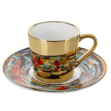 Чашка порцелянова з блюдцем Lefard "Арт-1" 250мл (975-054)