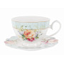 Зображення Чашка порцелянова з блюдцем Lefard "Ніжна троянда" 250мл (165-312) ИМ Light-Deco 