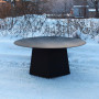 Зображення Стильная окрашенная чаша для огня 80 см с подставкой ИМ Light-Deco 3 