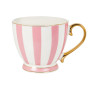 Зображення Чашка порцелянова Lefard "Біло-рожева смужка" 450 мл (922-112) ИМ Light-Deco 