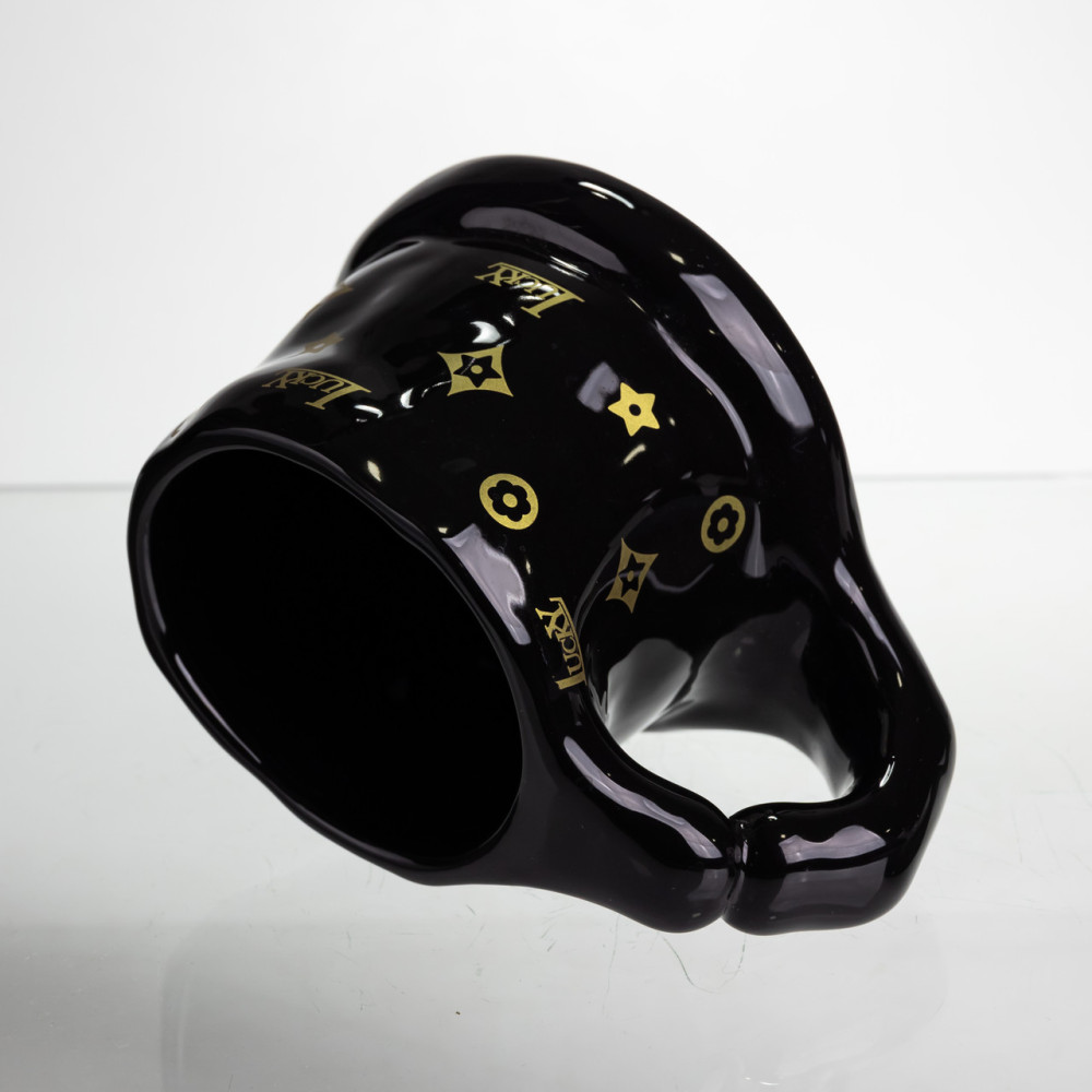 Зображення Чашка фарфорова Light House LG-30164 BK 500 мл чорна ИМ Light-Deco 3 