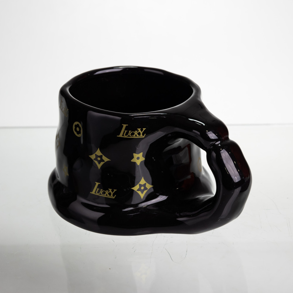 Зображення Чашка фарфорова Light House LG-30164 BK 500 мл чорна ИМ Light-Deco 4 