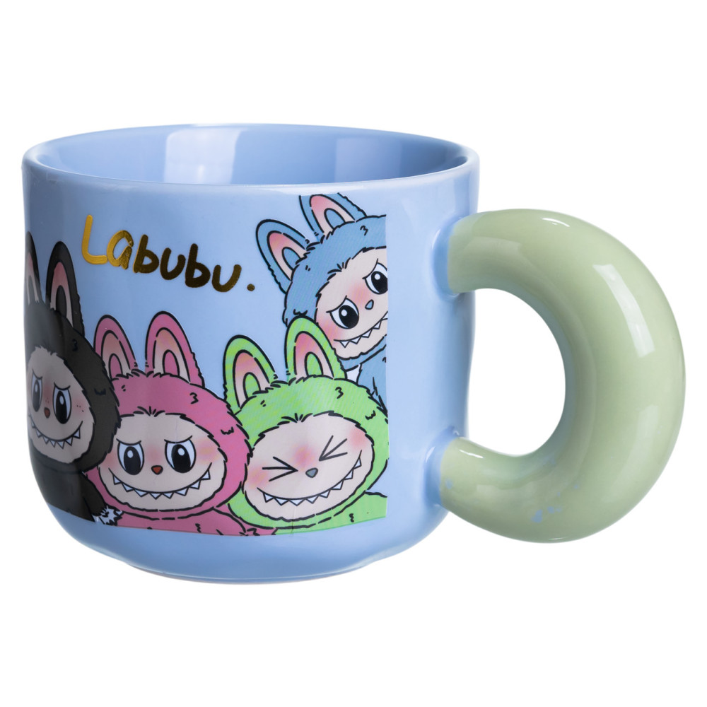 Зображення Чашка фарфорова Light House "Labubu" LG-30175-D BL 400 мл блакитний ИМ Light-Deco 2 