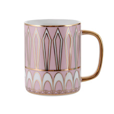 Чашка порцелянова Lefard "Схід" 330 мл рожева (925-004)