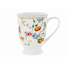 Чашка порцелянова Lefard "Фрукти та квіти" 340 мл (165-359)