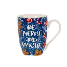 Чашка фарфоровая Lefard "Be merry and bright" 350 мл (922-012)