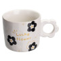 Зображення Чашка порцелянова Light House "Lucky Flower" LG-30171 WT 250 мл біла ИМ Light-Deco 