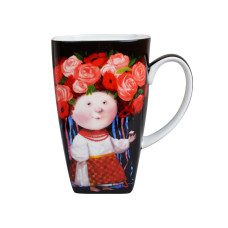 Чашка порцелянова Lefard "Україночка" 600 мл (924-431)