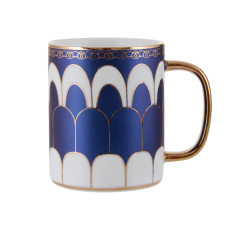 Чашка порцелянова Lefard "Синій візерунок-2" 330 мл (925-005)