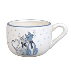 Чашка керамічна Lefard "Коти" 400мл (940-025)