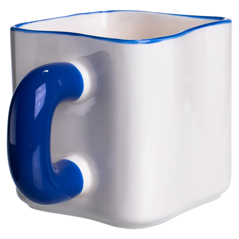 Зображення Чашка порцелянова Light House LG-30163 BL 500 мл біла з червоним медальйоном "Містер Крабс" на магніті ИМ Light-Deco 3 