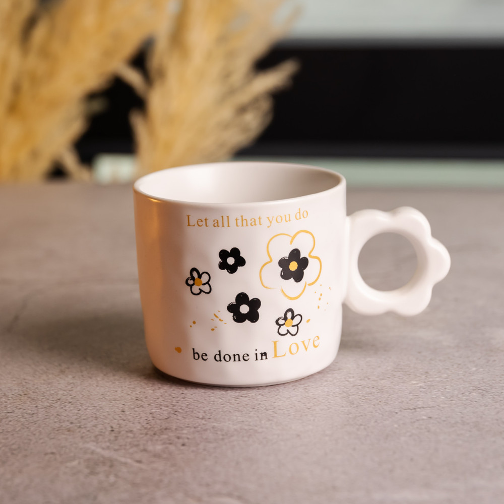 Зображення Чашка порцелянова Light House "Be done in Love" LG-30168 WT 250 мл біла ИМ Light-Deco 2 