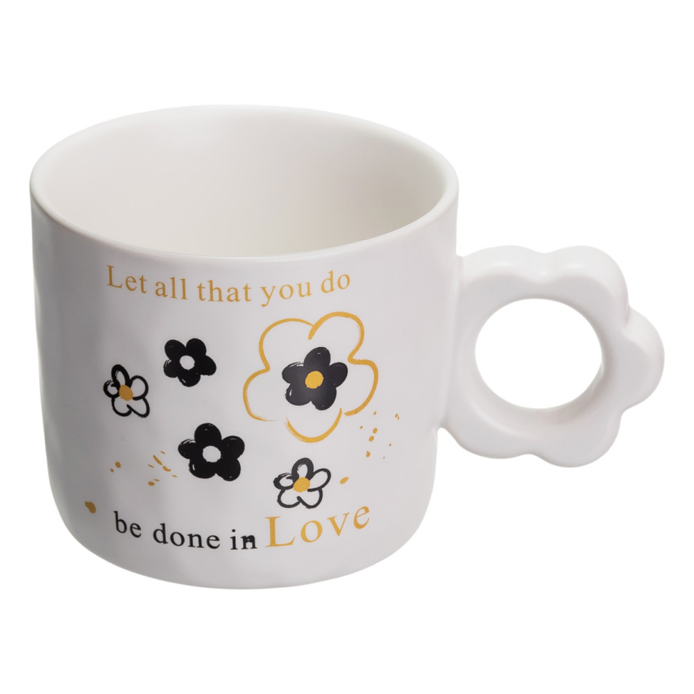 Зображення Чашка порцелянова Light House "Be done in Love" LG-30168 WT 250 мл біла ИМ Light-Deco 