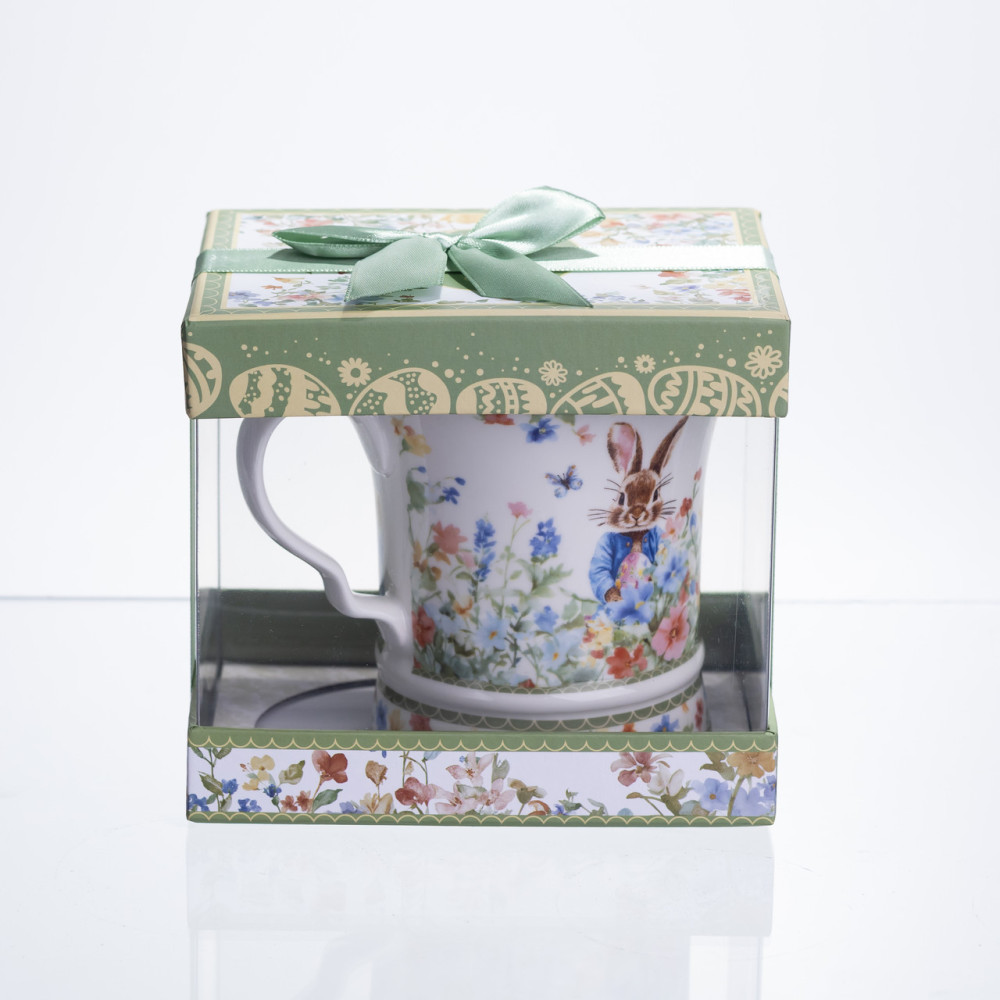 Зображення Чашка фарфорова Light House "Кролики в саду" LG-30218-300 малюнок 300 мл ИМ Light-Deco 5 