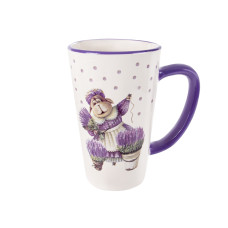 Чашка керамічна Lefard "Лавандові історії" 750мл (940-277)