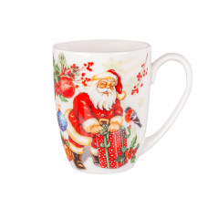 Чашка порцелянова Lefard "Новорічна колекція" 370мл (985-004)