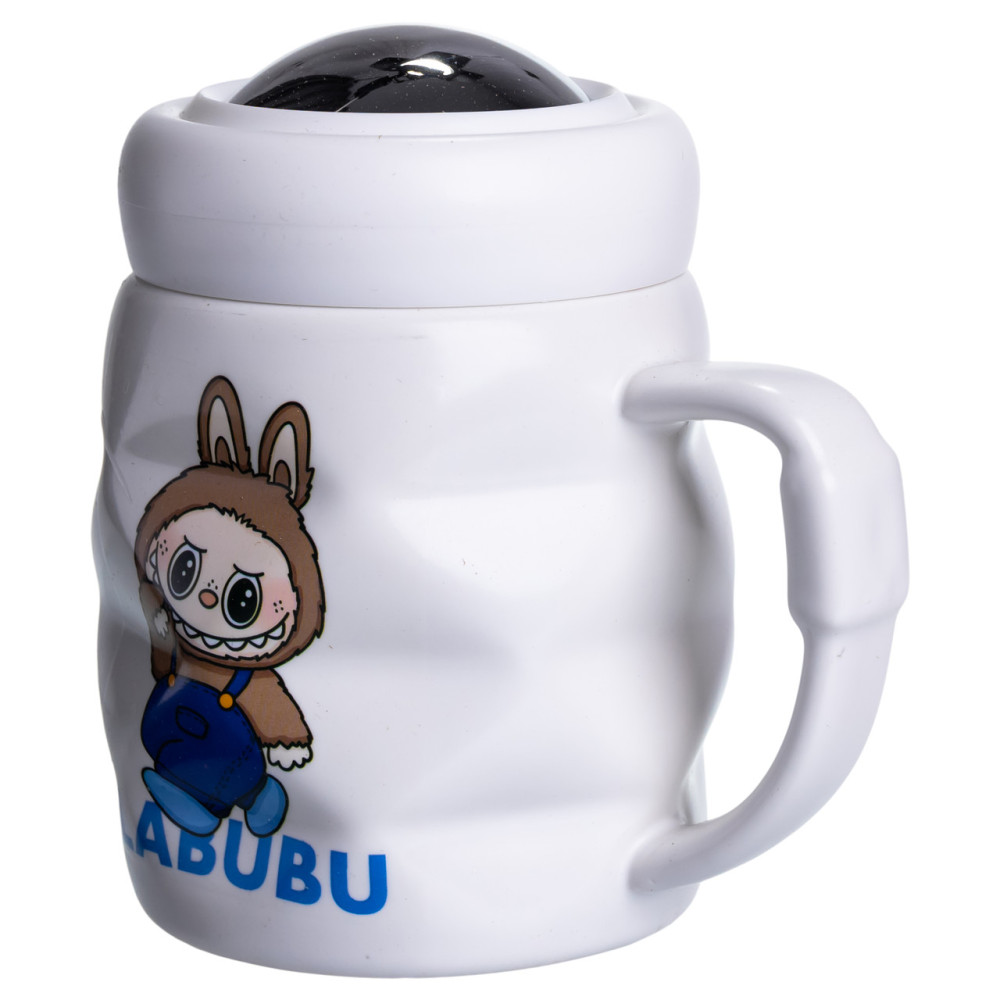 Зображення Чашка фарфорова Light House LG-30205 A 400 мл з кришкою біла з синім ИМ Light-Deco 1 