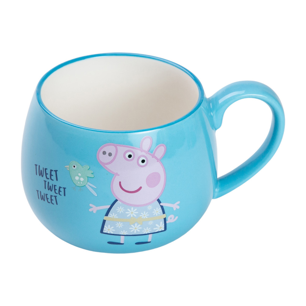 Зображення Чашка дитяча керамічна Light House 400 мл Peppa Pig (LG-20170) синя ИМ Light-Deco 