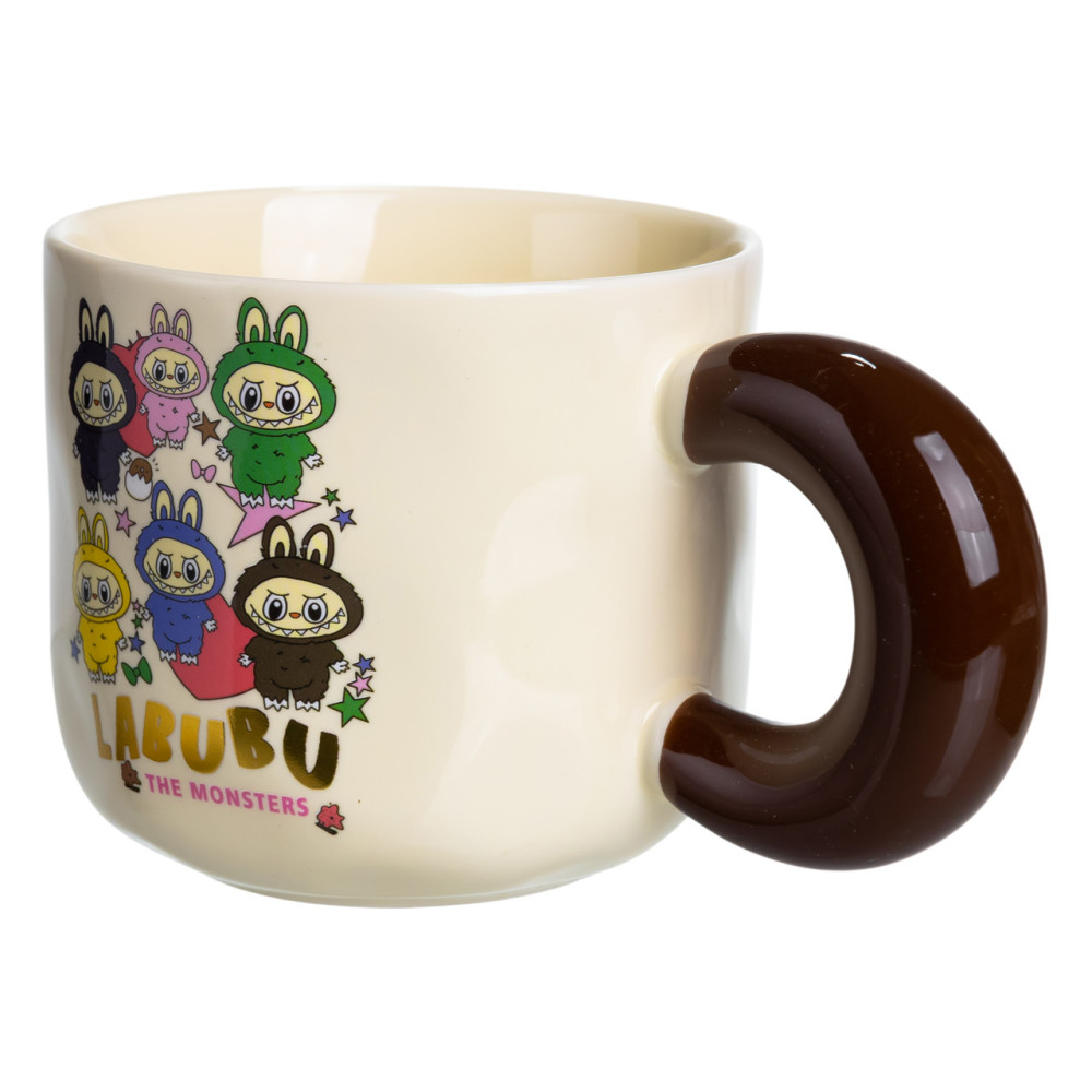 Зображення Чашка фарфорова Light House "Labubu" LG-30172-B BEG 400 мл бежева ИМ Light-Deco 2 