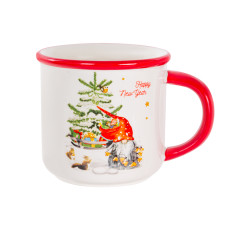 Чашка керамічна Lefard "Гном дід Мороз" 400 мл (858-0150)