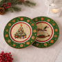 Зображення Набір тарілок 2 шт Lefard «Christmas Collection» 986-141-062 порцелянова 21см ИМ Light-Deco 