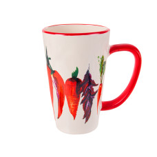 Кружка керамическая Lefard "HOT VEGETABLES"  750мл (940-286)