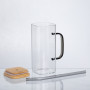 Зображення Кружка скляна з кришкою та прозорою трубочкою Light House LG-30162 CL+CL 400 мл прозора ИМ Light-Deco 1 