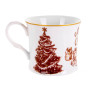 Зображення Чашка порцелянова Lefard "Merry christmas Ялинка" 270 мл біла (924-743) ИМ Light-Deco 