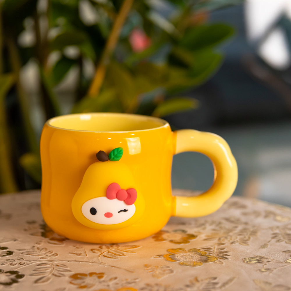 Зображення Чашка порцелянова Light House "Груша" LG-30199 OR 400 мл оранжевий на магніті ИМ Light-Deco 4 