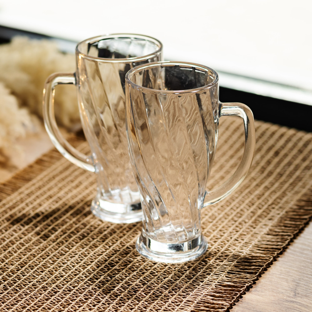 Изображение Набор кружек для пива Glass Mug стеклянных 2 штуки по 420 мл HP-17-59 ИМ Light-Deco 1 