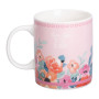 Зображення Чашка керамічна Light House з квітковим принтом 400 (мл) для чаю та кави (LG-20175) Рожева ИМ Light-Deco 