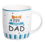 Зображення Чашка керамічна Light House 450 (мл) (LG-20152) з написом My best dad Біла ИМ Light-Deco 