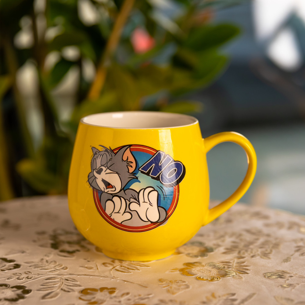 Изображение Чашка фарфоровая Light House "Tom and Jerry" LG-30174-B YL 400 мл желтый ИМ Light-Deco 1 