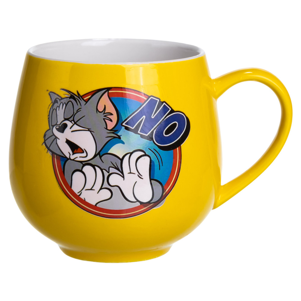 Изображение Чашка фарфоровая Light House "Tom and Jerry" LG-30174-B YL 400 мл желтый ИМ Light-Deco 