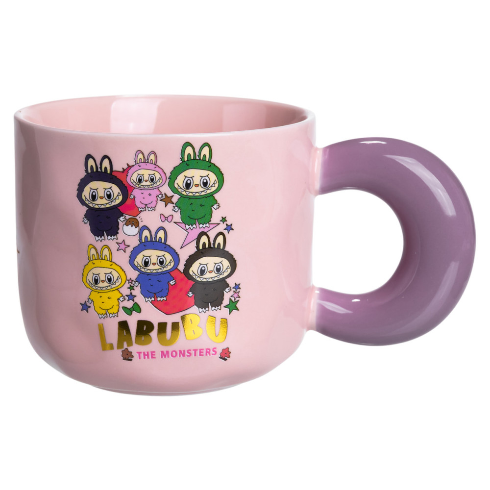 Зображення Чашка фарфорова Light House "Labubu" LG-30175-A VIO 400 мл фіолетова ИМ Light-Deco 