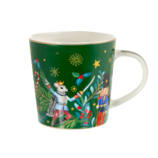 Чашка фарфоровая Lefard  "Green Christmas" 450 мл (922-099)