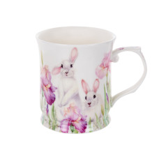 Чашка порцелянова Lefard "Кролик у квітах" 400мл (924-802)