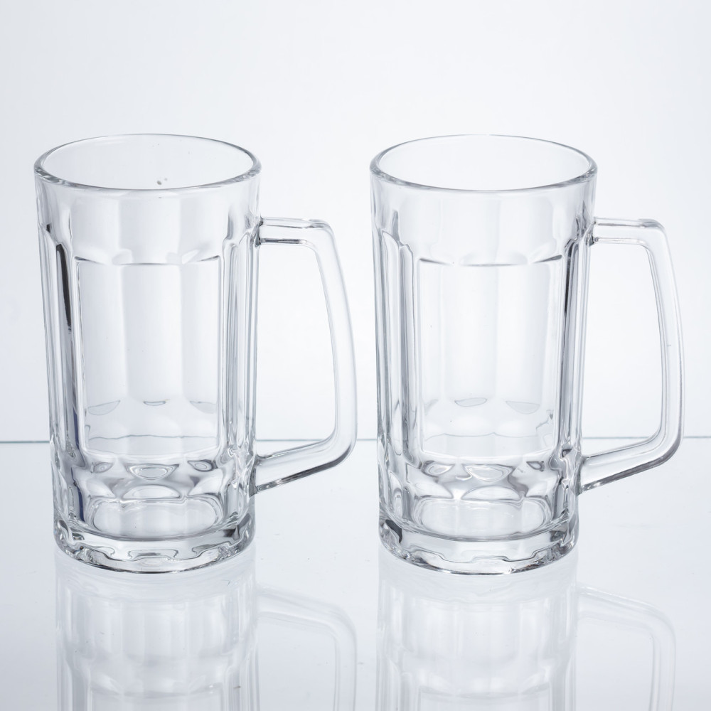 Изображение Набор кружек для пива Beer Stein стеклянных 2 штуки по 530 мл HP-17-60 ИМ Light-Deco 3 