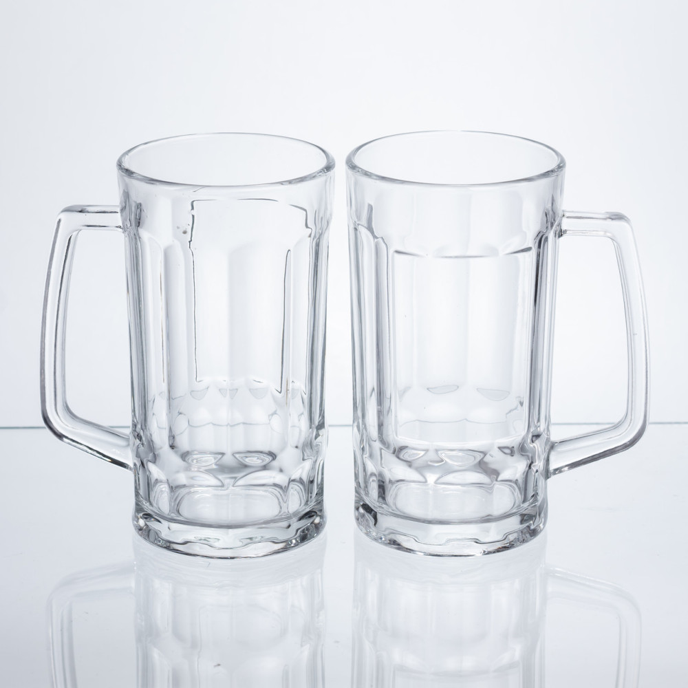 Изображение Набор кружек для пива Beer Stein стеклянных 2 штуки по 530 мл HP-17-60 ИМ Light-Deco 