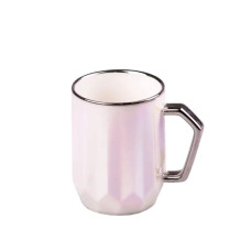 Чашка фарфоровая Glaze 450мл в зеркальной глазури чашки для кофе Желтый HPCYM0885Y