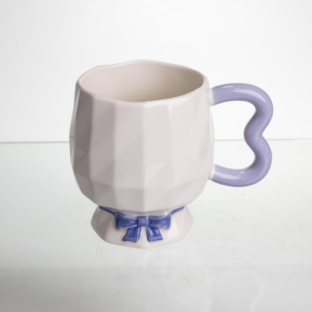 Зображення Чашка фарфорова Light House LG-30206 VIO 400 мл фіолетова ИМ Light-Deco 