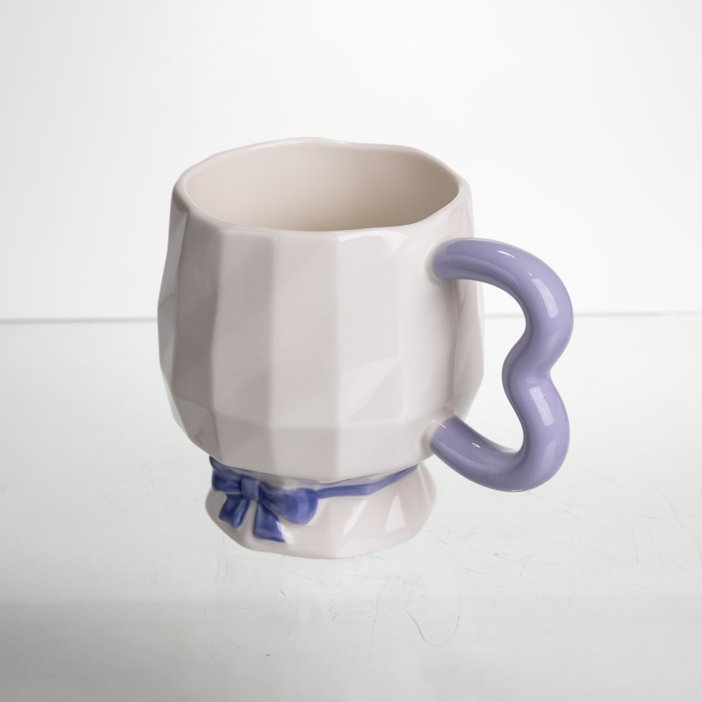 Зображення Чашка фарфорова Light House LG-30206 VIO 400 мл фіолетова ИМ Light-Deco 3 