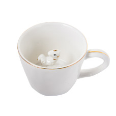 Чашка керамічна Lefard "Коніка" 350 мл (149-519) Біла