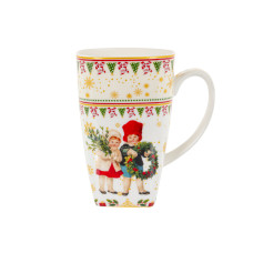 Чашка порцелянова Lefard "vintage" 600 мл (924-818)