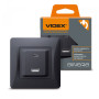 Изображение Розетка USB-A + USB-C PD20W чорний графіт VIDEX BINERA ИМ Light-Deco 