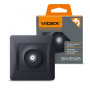 Изображение Розетка SAT одинарная спутниковая черный графит VIDEX BINERA ИМ Light-Deco 