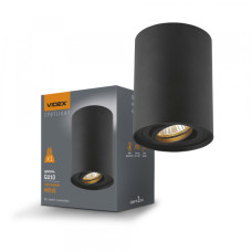 Світильник точковий накладний під лампу GU10 VIDEX VL-SPF13A-B Чорний