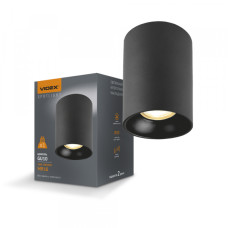 Світильник точковий накладний під лампу GU10 VIDEX VL-SPF14A-B Чорний 