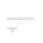 Изображение Линейный светильник Nowodvorski 10206 Cl Hall Pro LED 40W 4000К 5400Lm IP20 Bl ИМ Light-Deco 3 