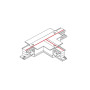 Изображение Соединитель Nowodvorski 8240 Ctls Recessed Power T Connector Left 2 T-l2 IP20 Bl ИМ Light-Deco 2 